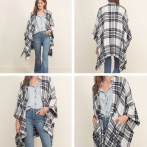 Abercrombie and Fitch Plaid Shrug